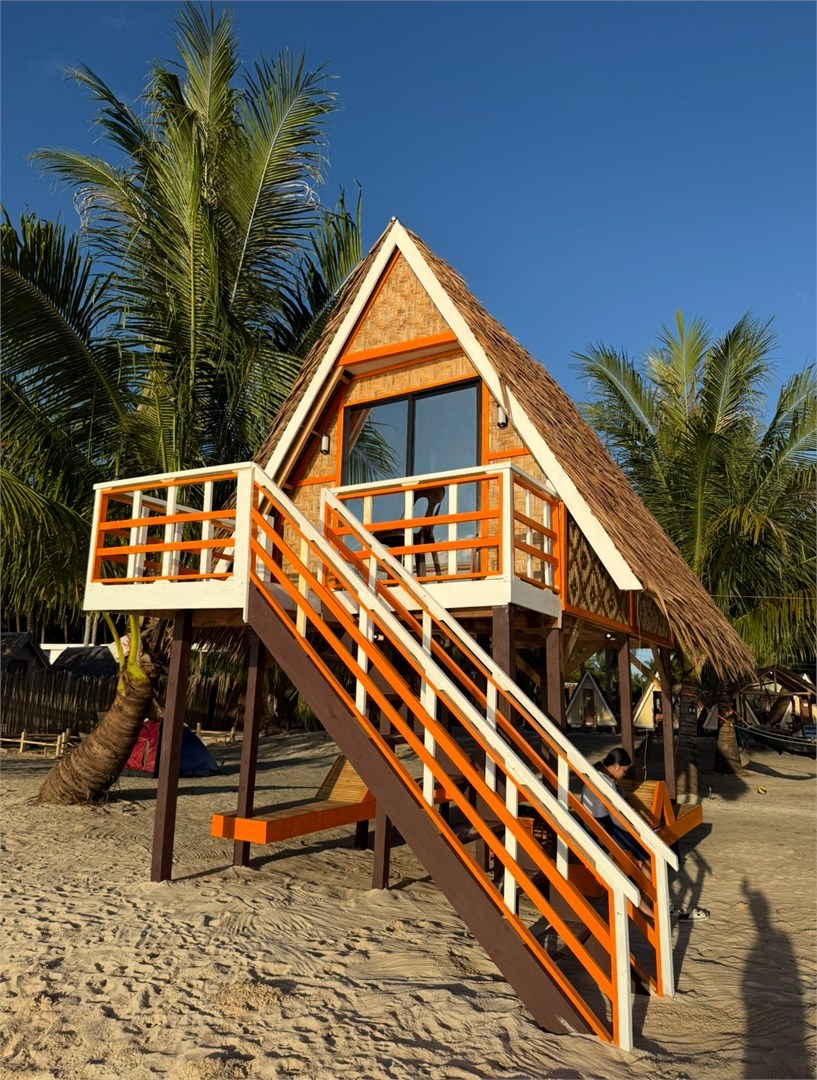 Camp en bord de mer à Balabac