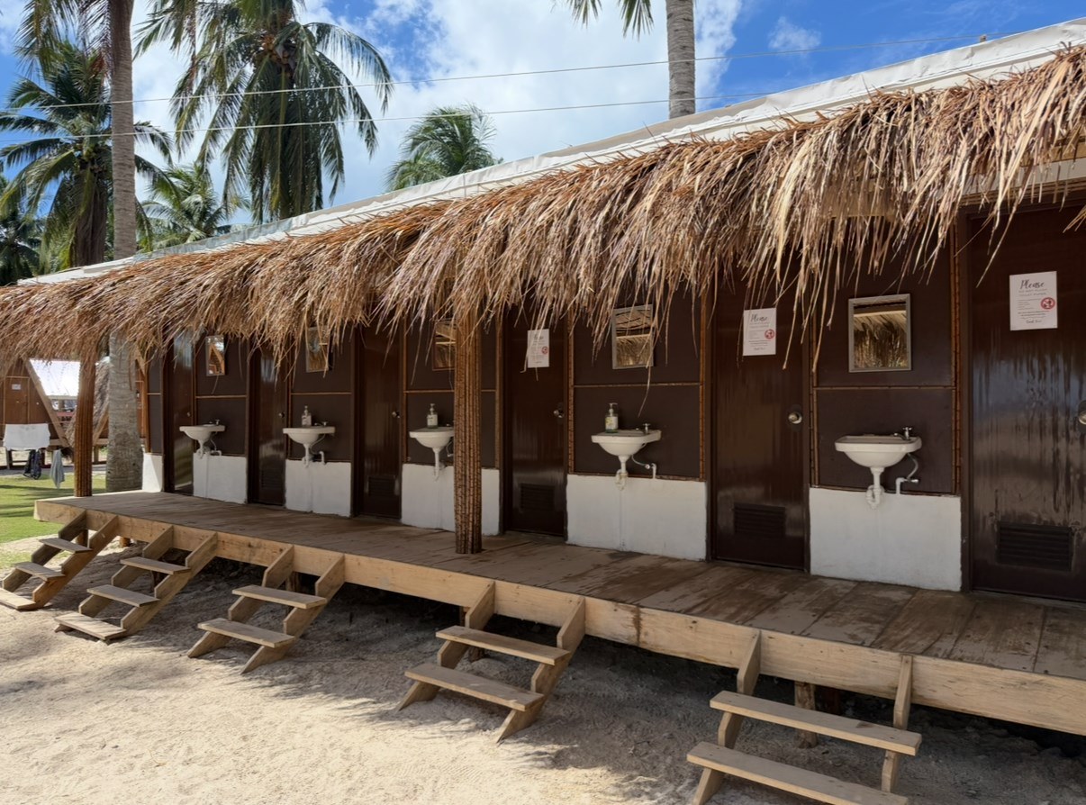 Camp en bord de mer à Balabac