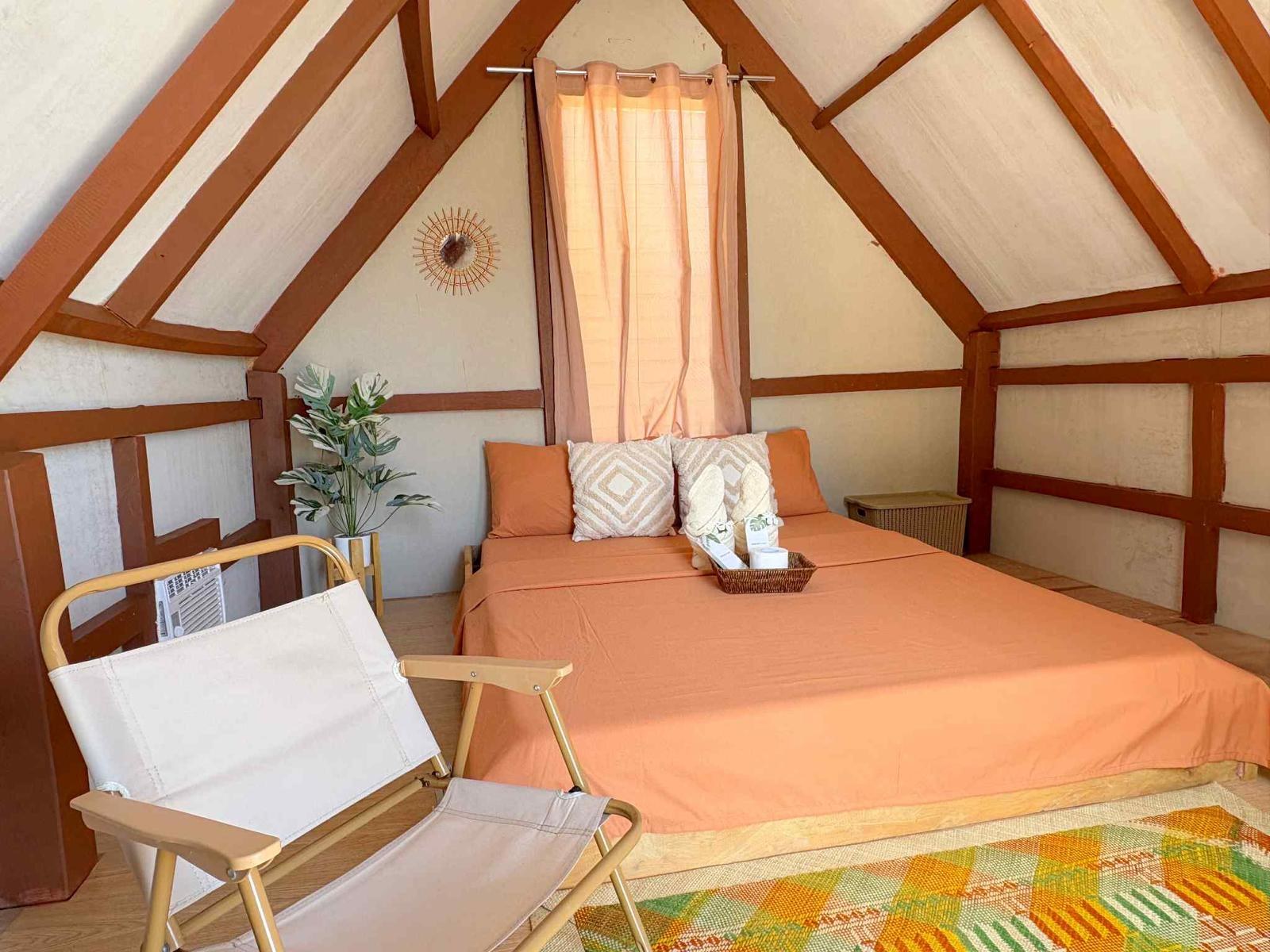 Intérieur simple d'un hébergement à Balabac