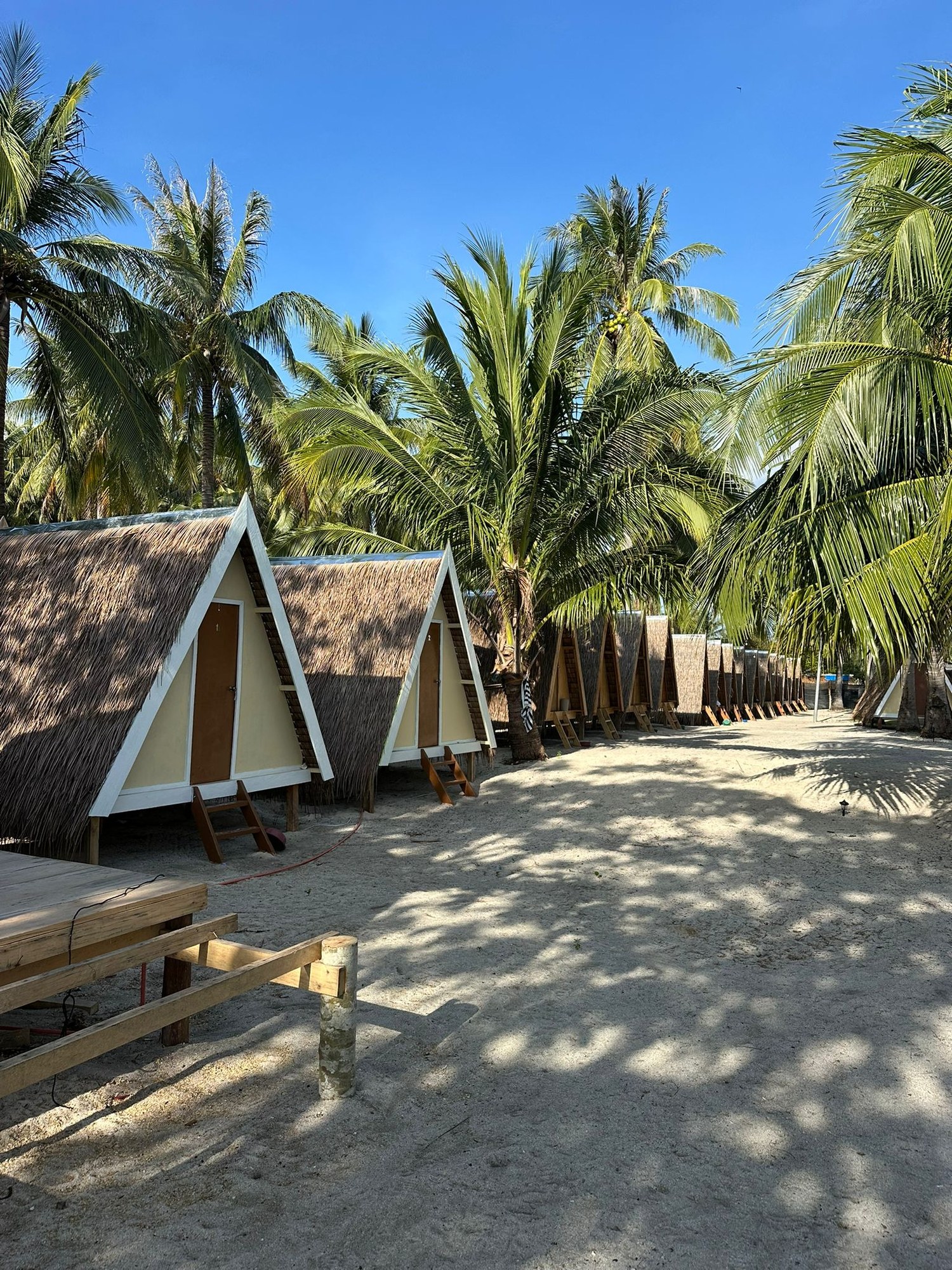 Camp en bord de mer à Balabac